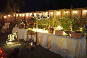 Customized catering setup with elegant decor in Inland Empire